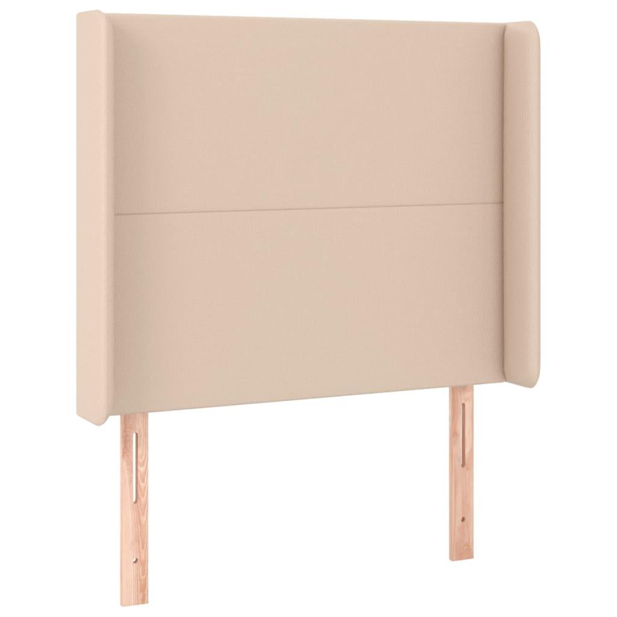Voir la diapositive 3 : VIDAXL Tete de lit a LED Cappuccino 103x16x118/128 cm Similicuir