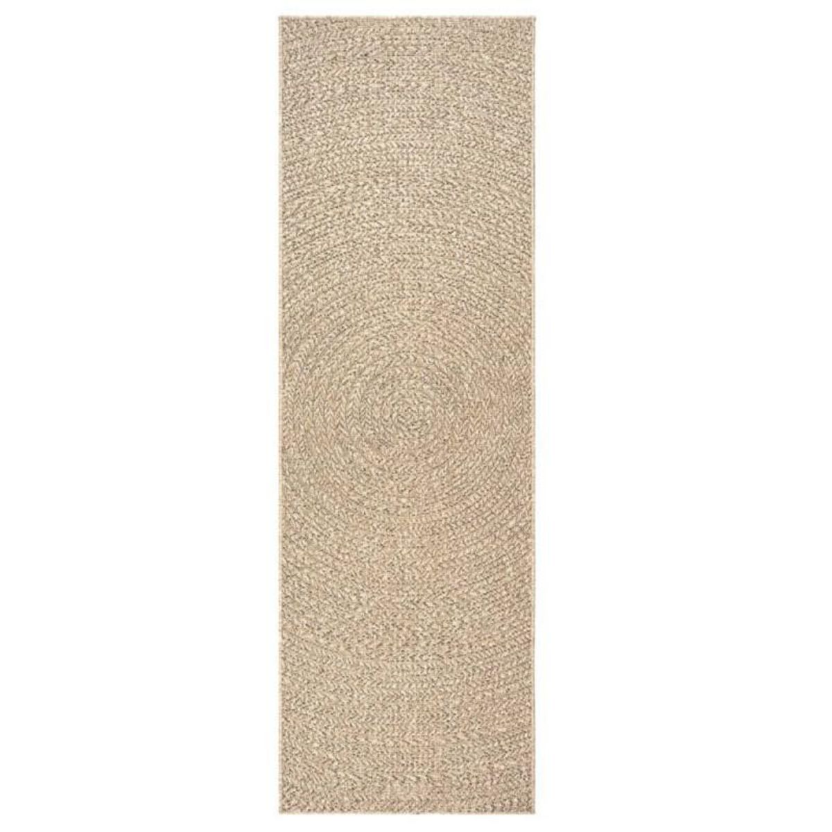 VIDAXL Tapis ZIZUR 80x200 cm aspect de jute intérieur et extérieur
