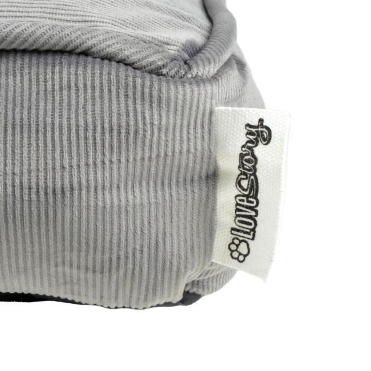 Paris Prix Coussin Pour Chien & Chat Velours  Crafty  69cm Gris