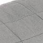 VIDAXL Couverture lestee Gris 138x200 cm 6 kg Tissu