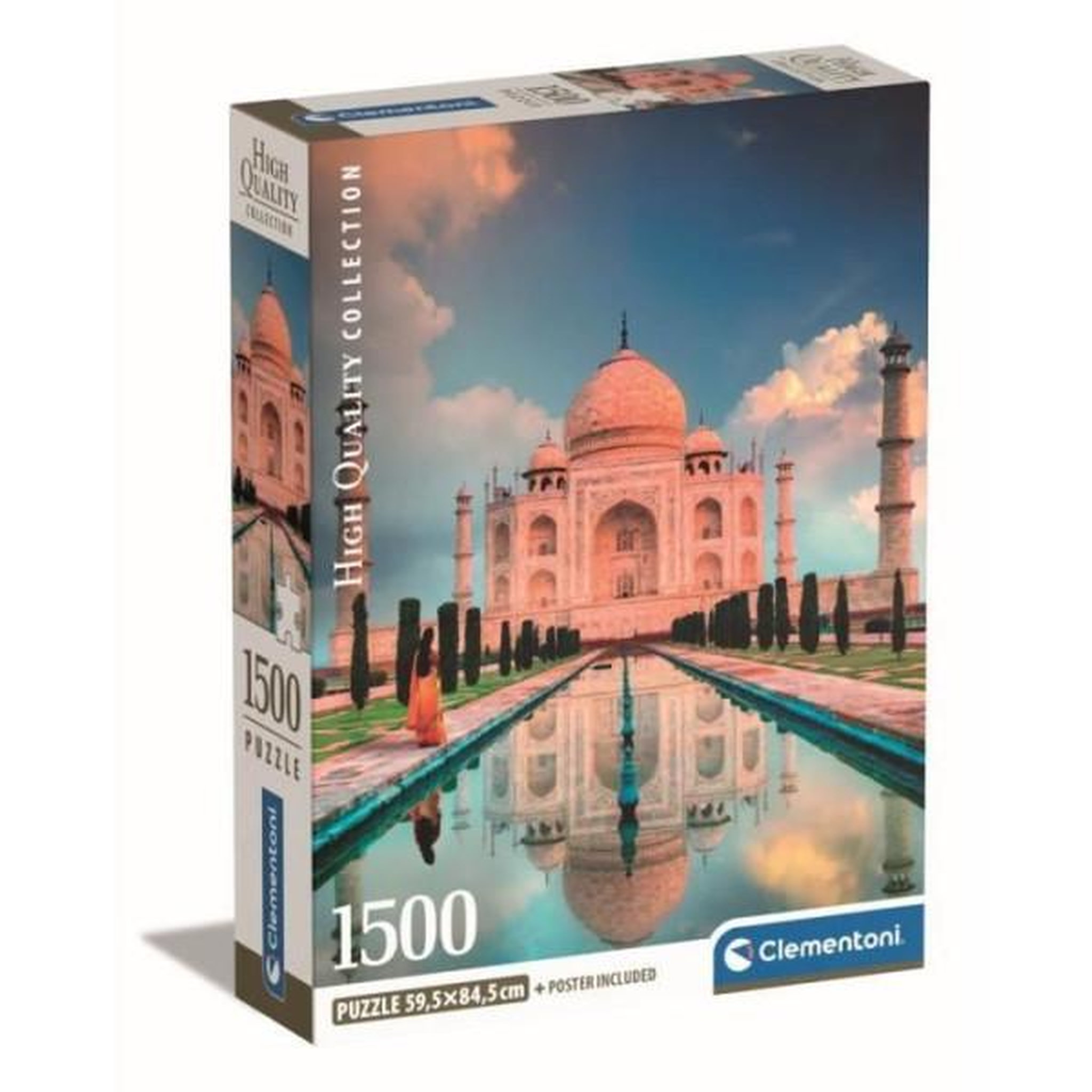 CLEMENTONI Clementoni - 1500p taj mahal - 59,2 x 84,3 cm - avec poster