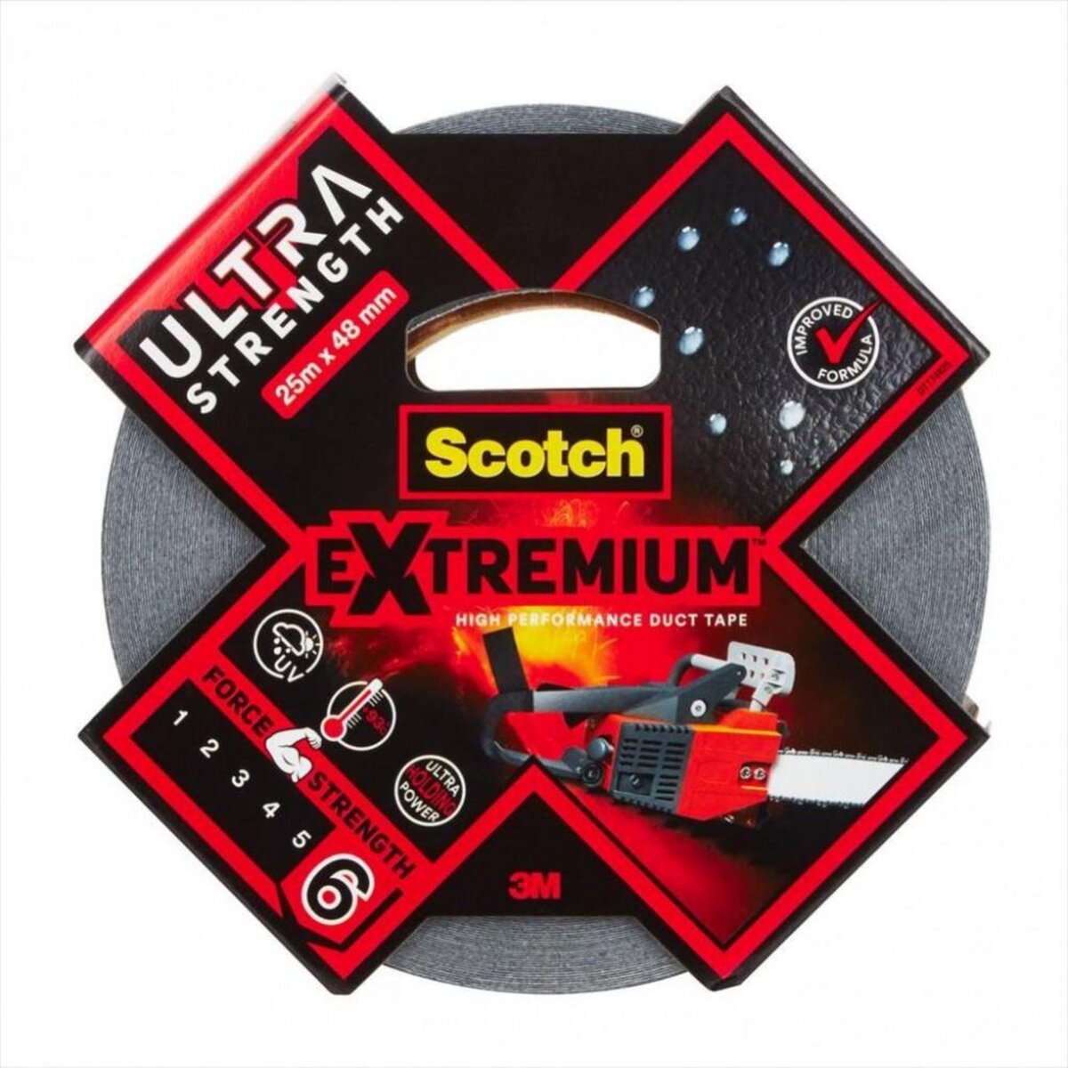 CENTRALE BRICO Adhésif de réparation SCOTCH Ultra extremium, une face L.25 m x l.48 mm noir