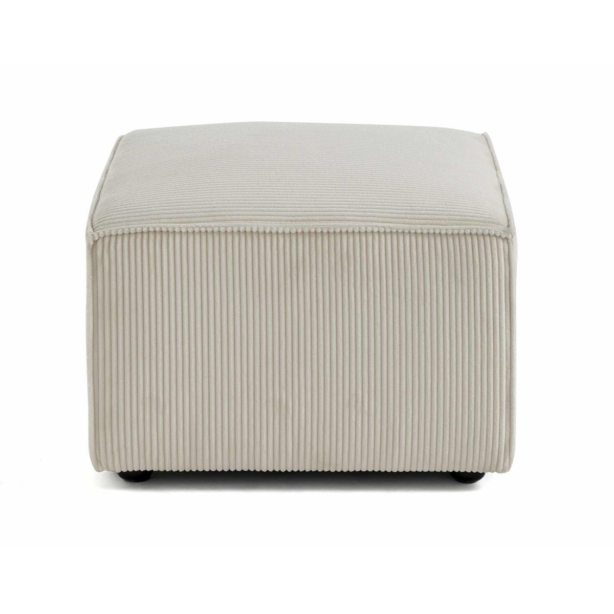LISA DESIGN Arty - pouf d'appoint - en velours côtelé