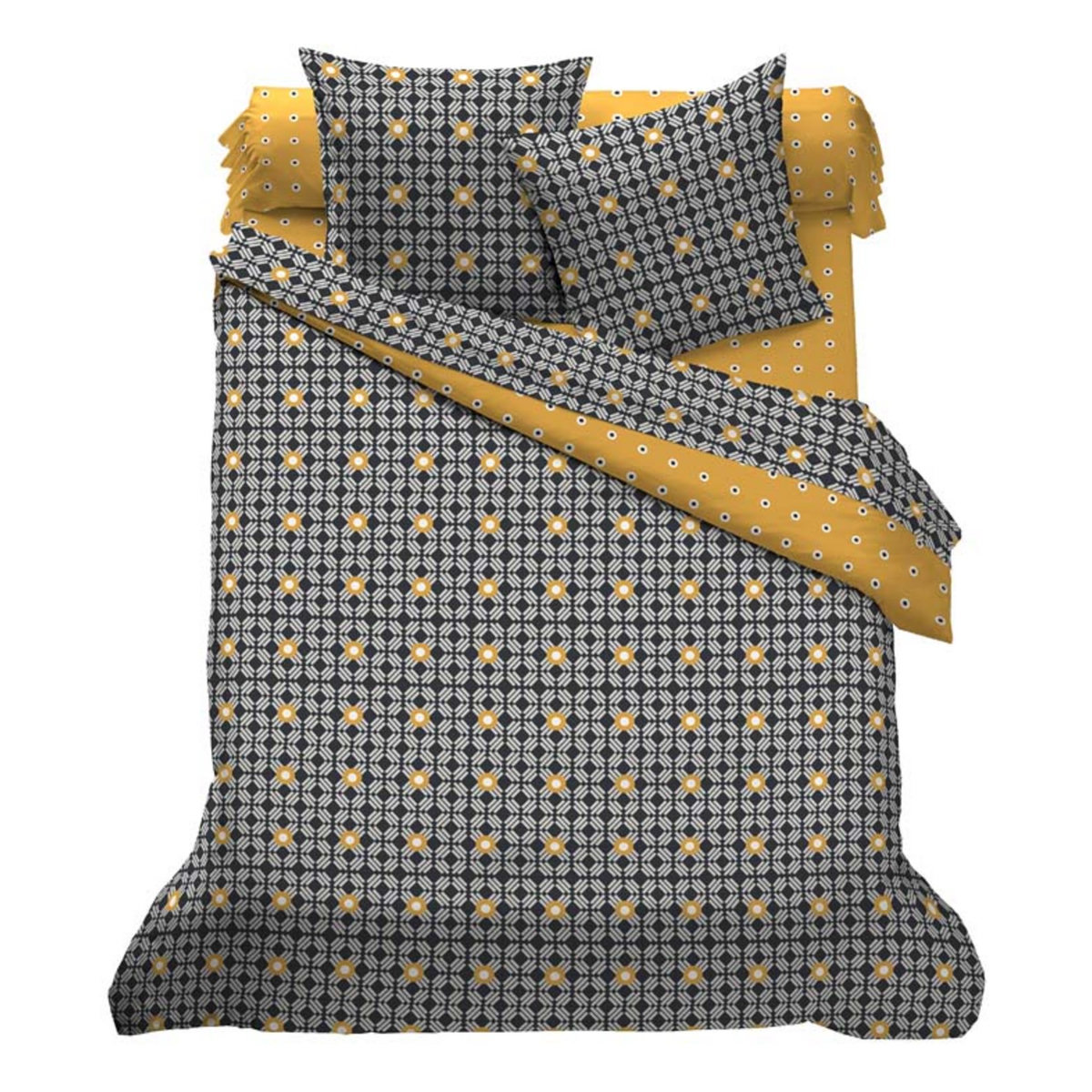 Parure de drap fantaisie en polycoton LIV