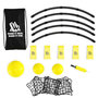 Voir la diapositive 6 : WOWSY Set de Smashball jaune 90cm avec 3 ballons, une pompe et un sac de transport