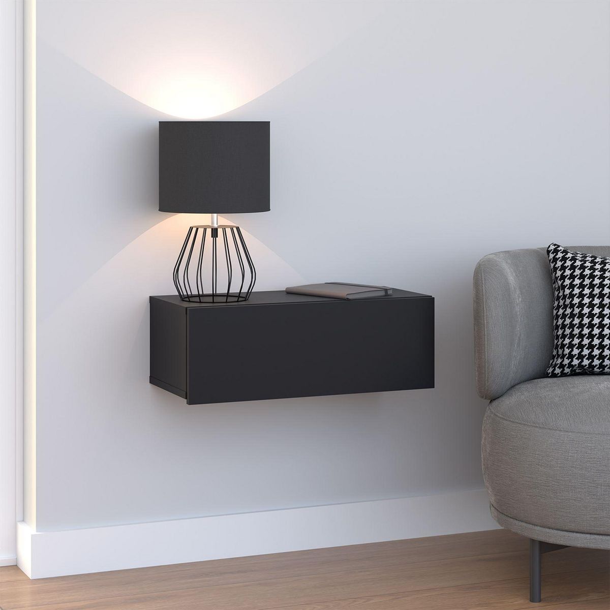 IDIMEX Tiroir suspendu THALA, en bois