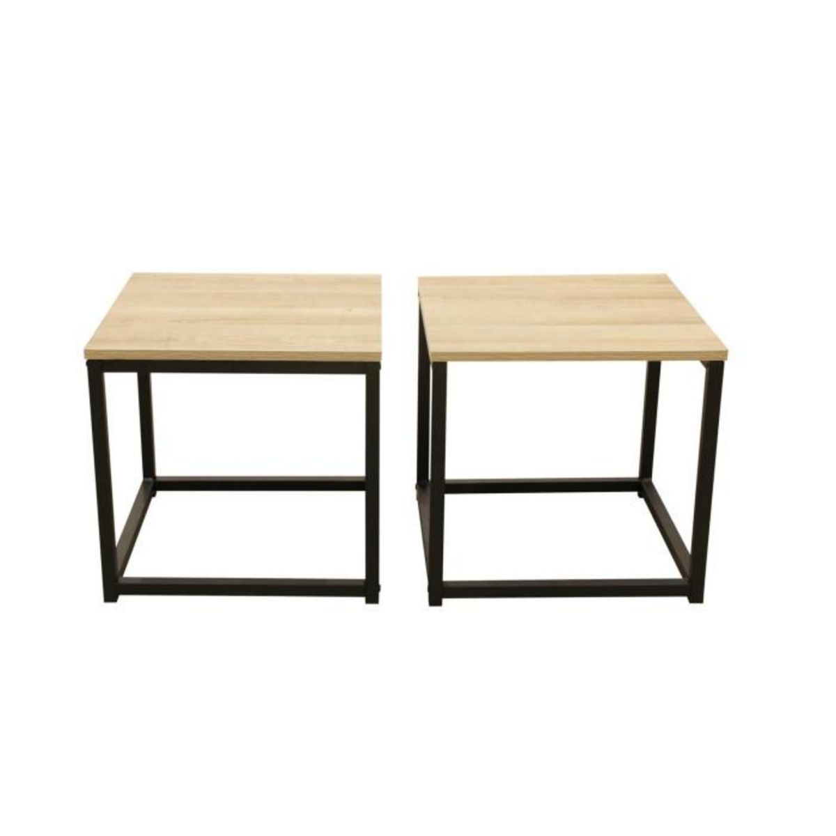 Paris Prix Lot de 3 Tables Basses  Seattle  90cm Naturel