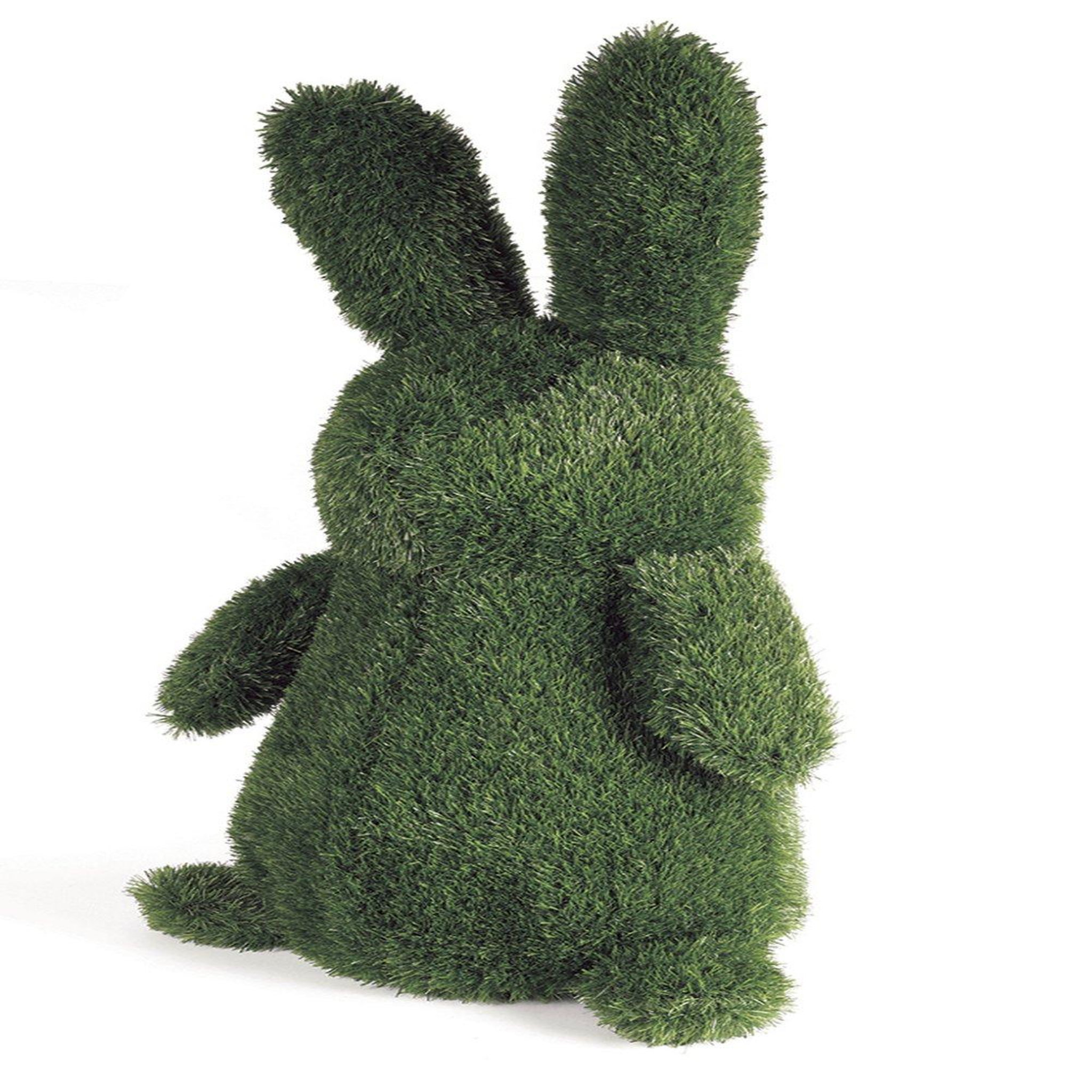Nortene Lapin décoratif en gazon synthétique 84 x 36 x 45 cm - arrosage goutte à goutte