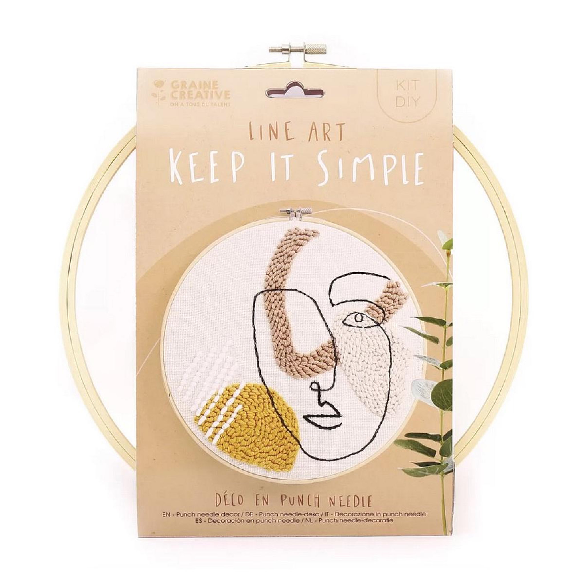 Graine créative Kit Punch Needle Line Art