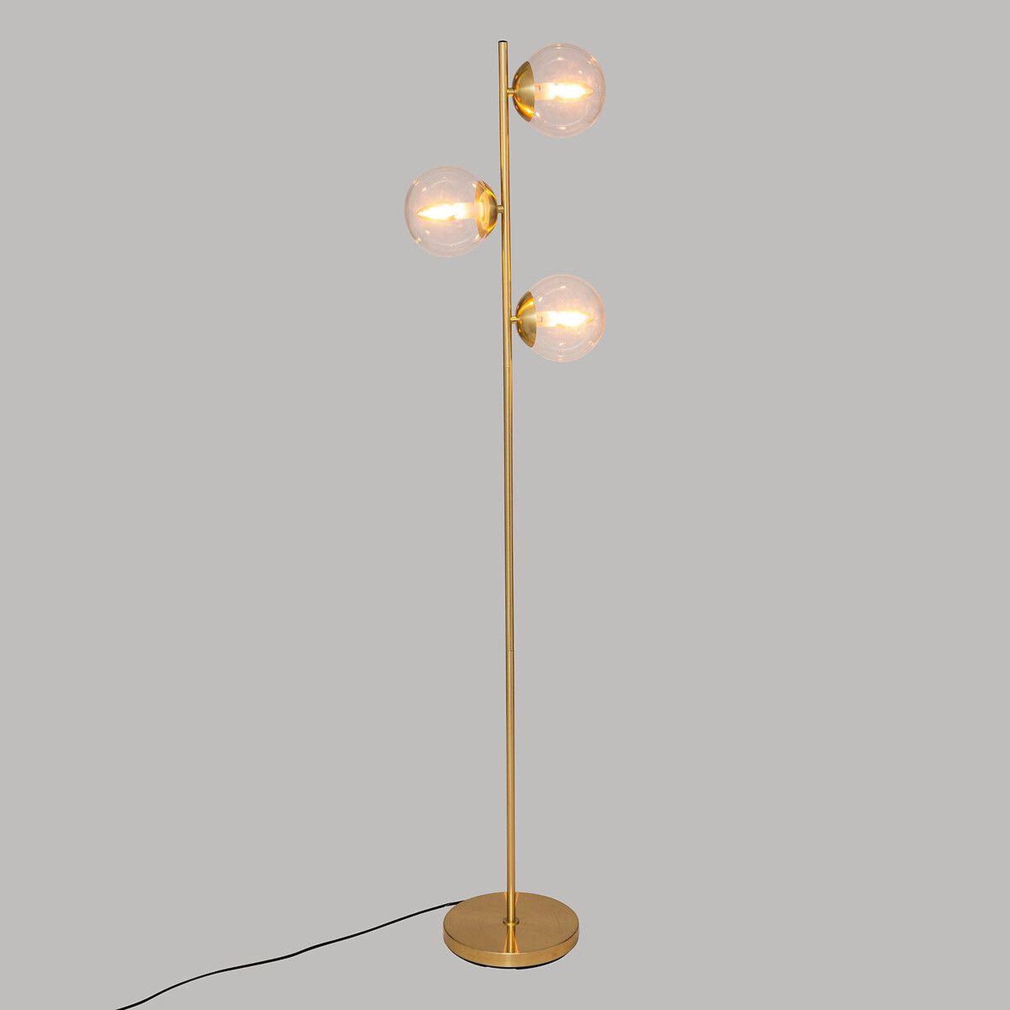 Voir la diapositive 4 : ATMOSPHERA Lampadaire en métal  le collectionneur  162cm or