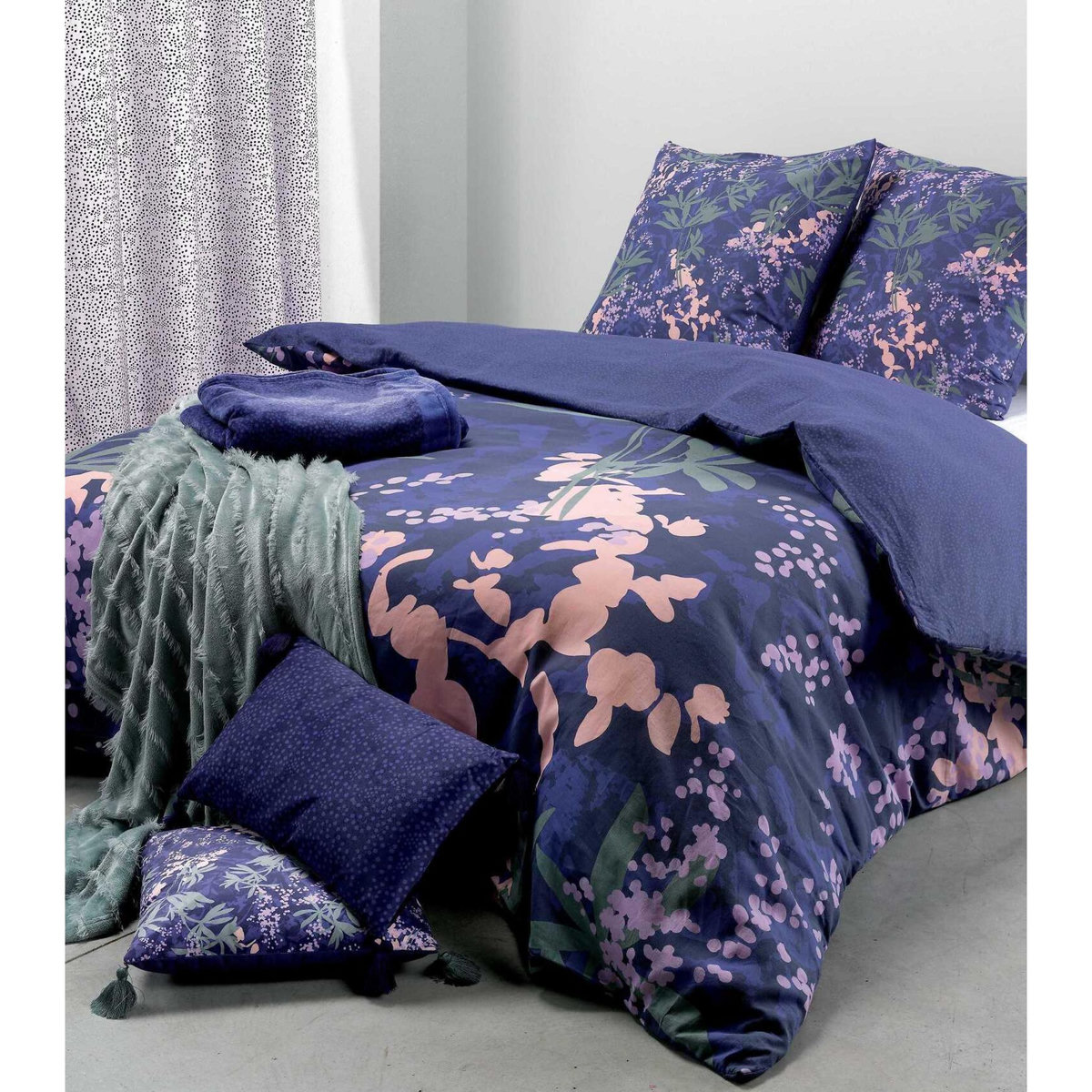 Les Ateliers du Linge Parure housse de couette 100% coton 47fils paola