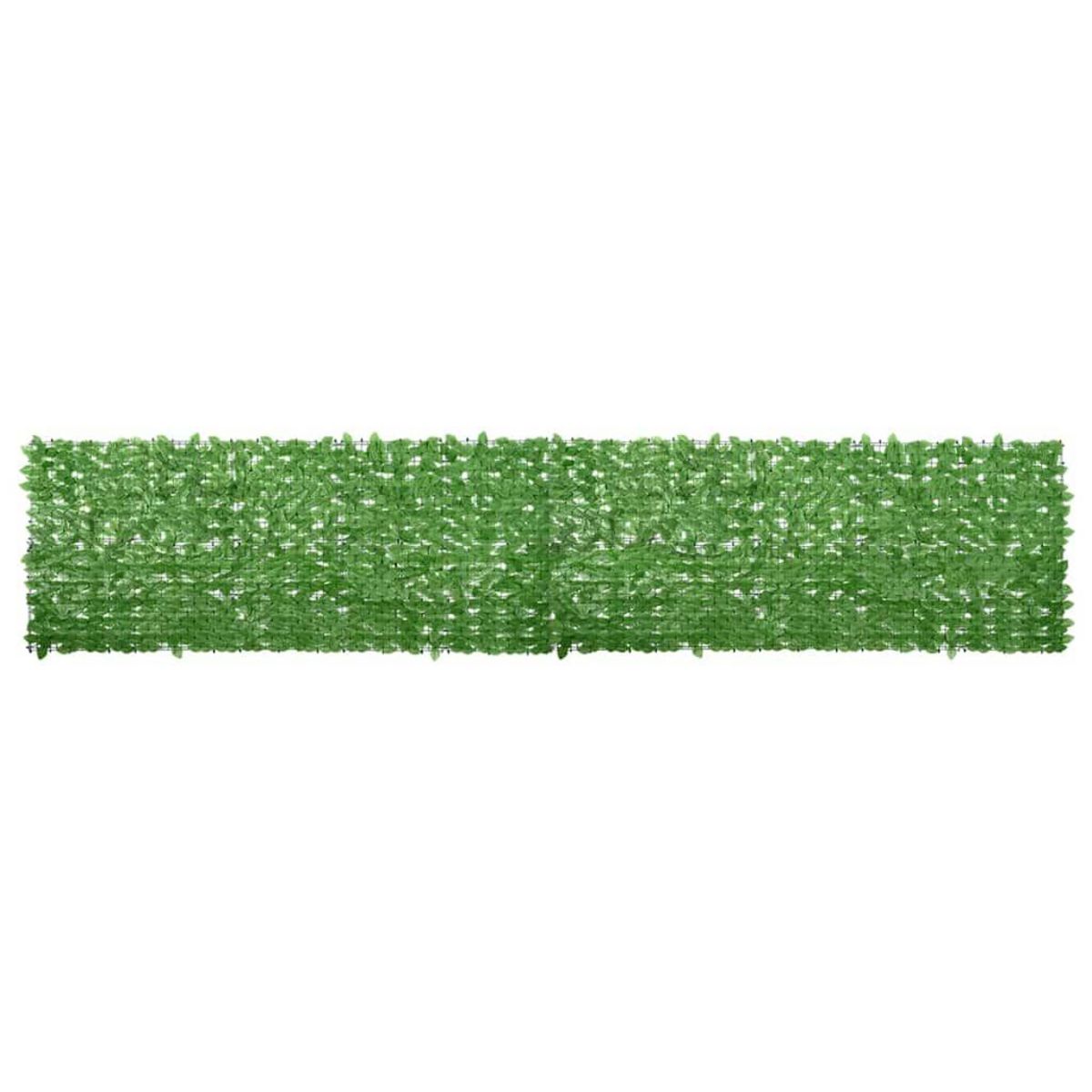 VIDAXL Ecran de balcon avec feuilles vert 500x100 cm