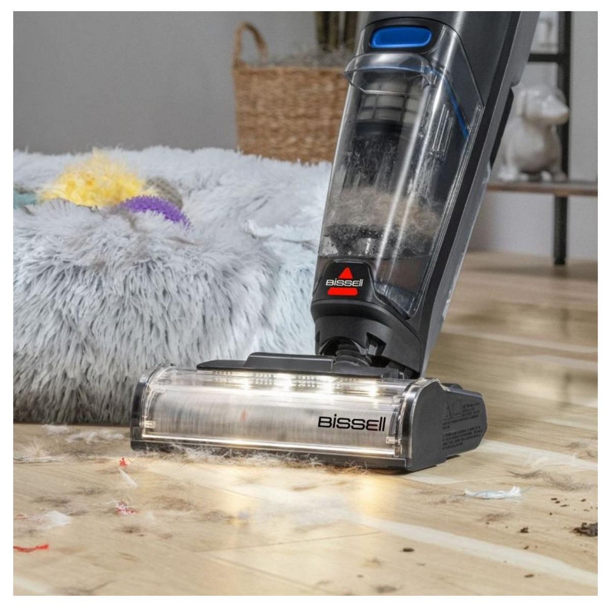 Voir la diapositive 6 : BISSELL Aspirateur laveur rechargeable 25.9v noir/bleu cobalt - 4006n