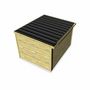 Voir la diapositive 6 : SWEEEK Abri de jardin contemporain 3.3 x 2.5m traité autoclave classe 3. Chamrousse en bois de 10.15m². structure en bois sylvestre 27mm. sapin du nord