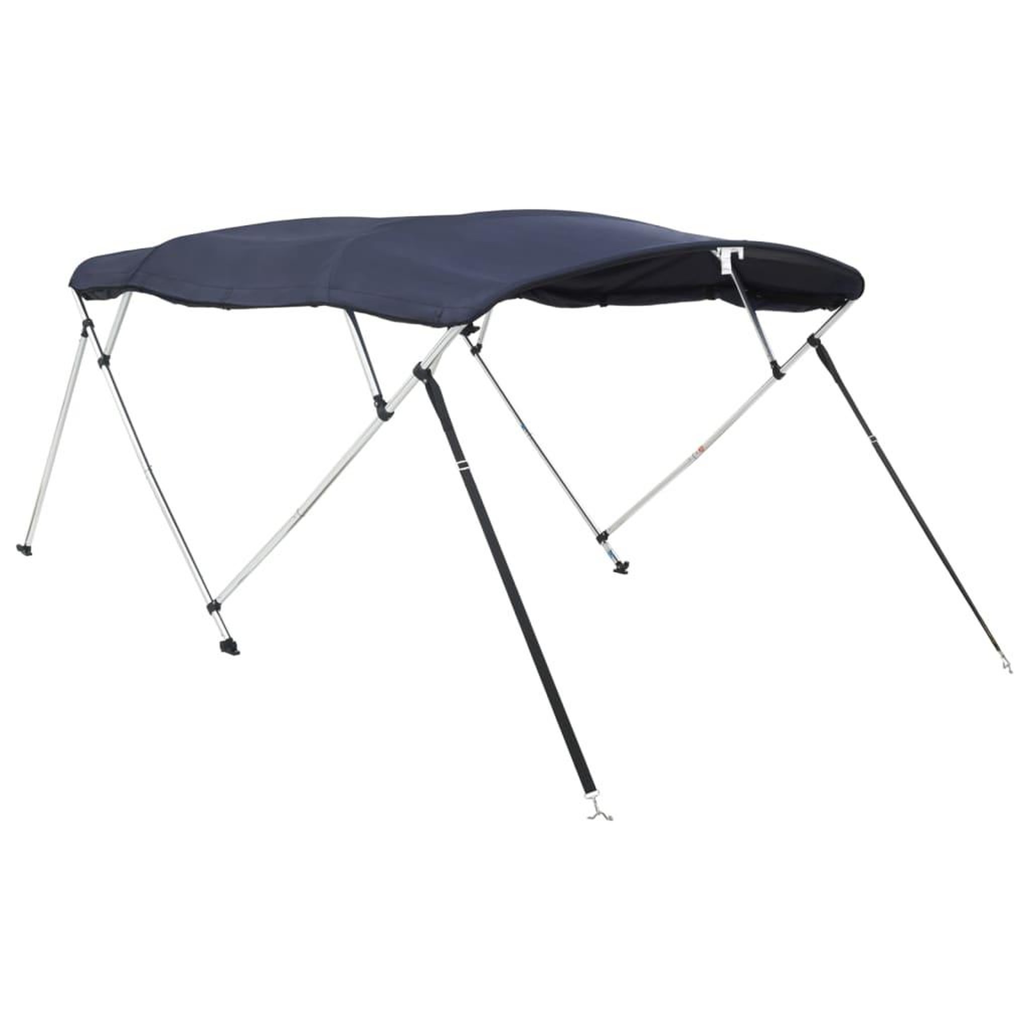 Voir la diapositive 3 : VIDAXL Toit bimini a 4 arceaux parois laterales 243x(170-182)x137 cm