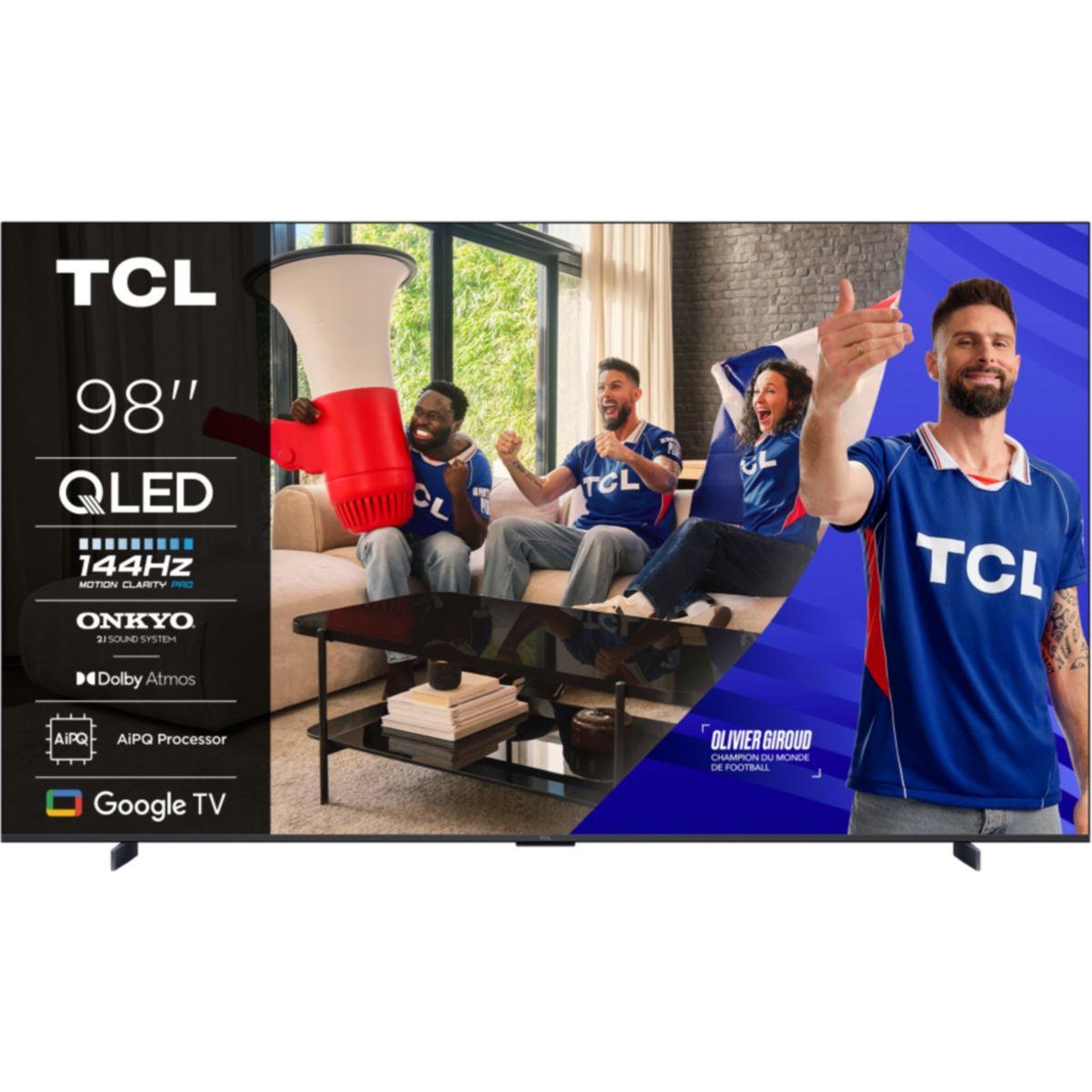 TCL Tv qled 98p89k (2025) 98  (248 cm) - 144hz