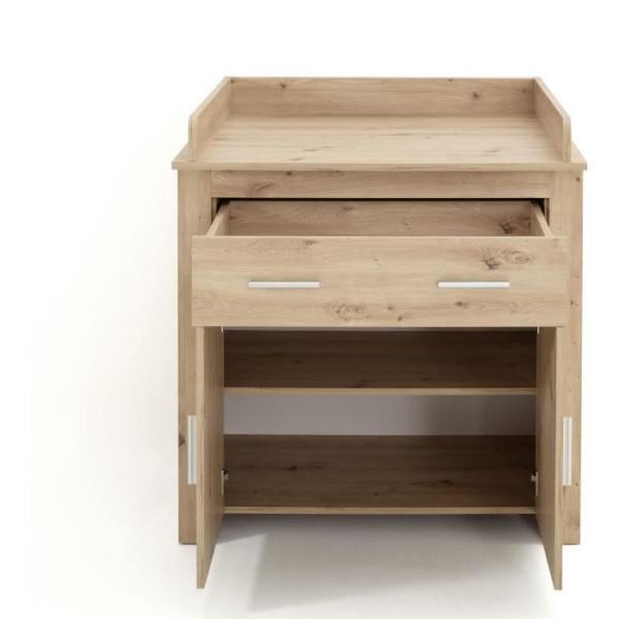 Voir la diapositive 4 : Trendteam Chambre bébé Duo : Lit 70 x 140 cm + Commode a langer AHOI - Chene - TREND TEAM