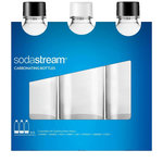 SODASTREAM Ensemble trois bouteilles SodaStream 1 litre bouchon hermétique