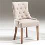 NOUVOMEUBLE Chaise design beige ANGELINA