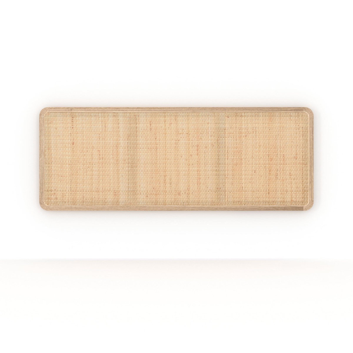 Rendez vous déco Tête de lit à suspendre en bois et cannage 160 cm-Khao