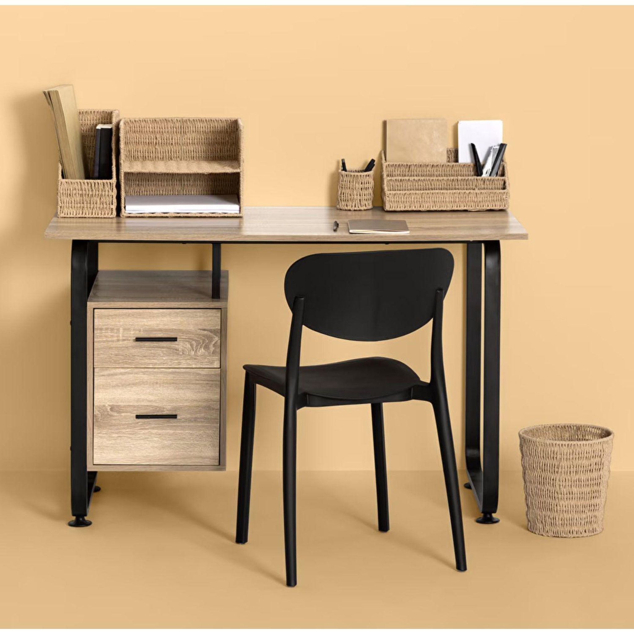 Voir la diapositive 2 : FIVE Range-documents double pour bureau kord - beige
