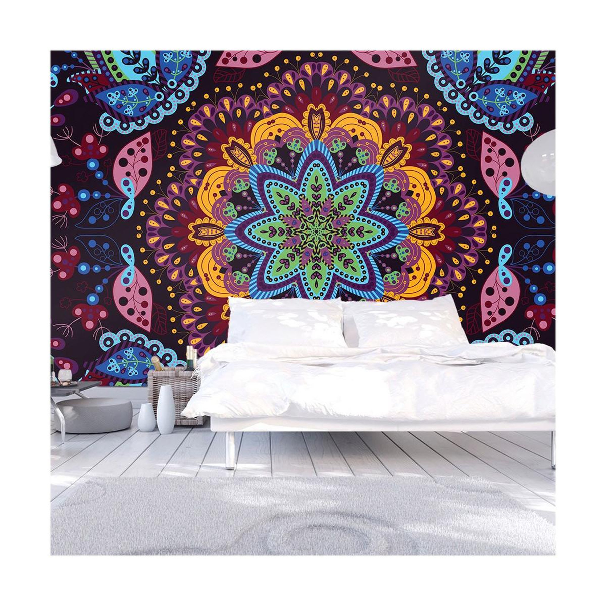 Paris Prix Papier peint  colorful kaleidoscope. Coloris disponibles : Multicolore