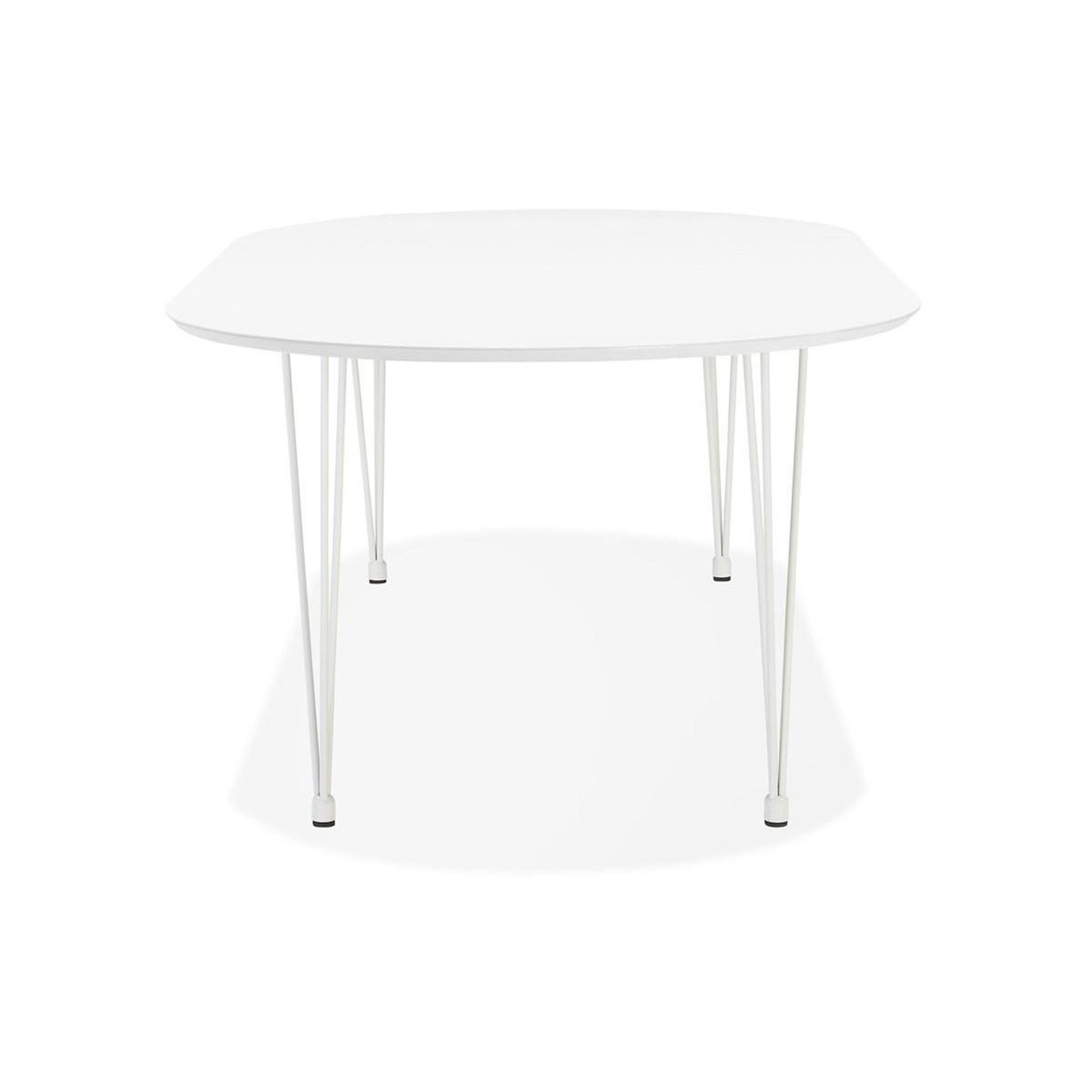 Voir la diapositive 5 : Paris Prix Table de repas extensible  babao  120-220cm blanc