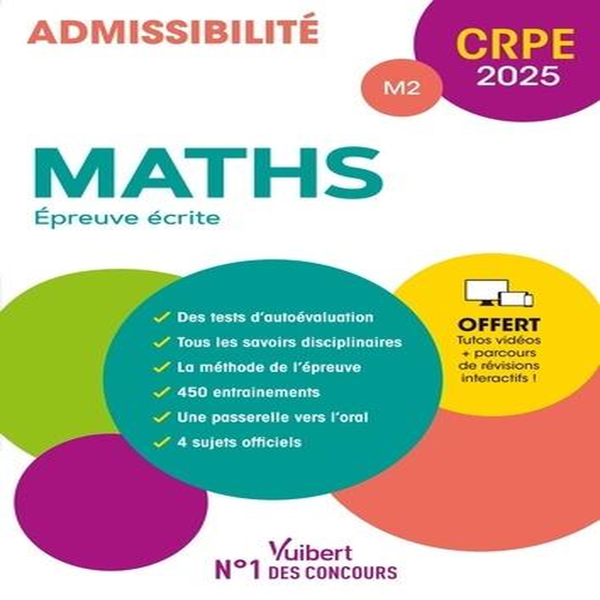 MATHS EPREUVE ECRITE MATHS CRPE M2. EDITION 2025, Bianco Franky