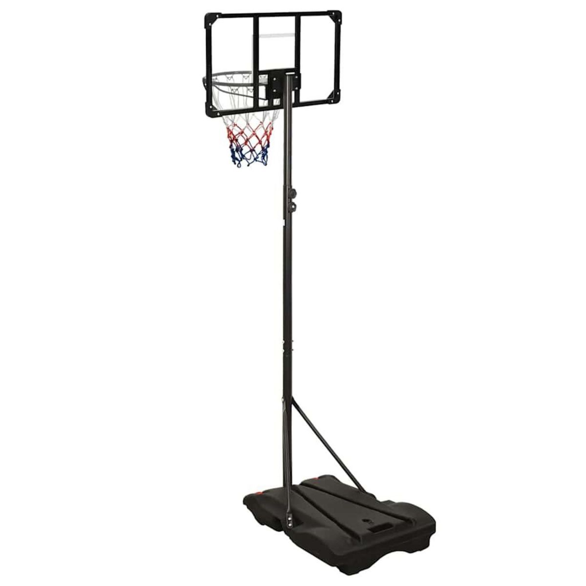 VIDAXL Support de basket-ball Transparent 216-250 cm Polycarbonate
