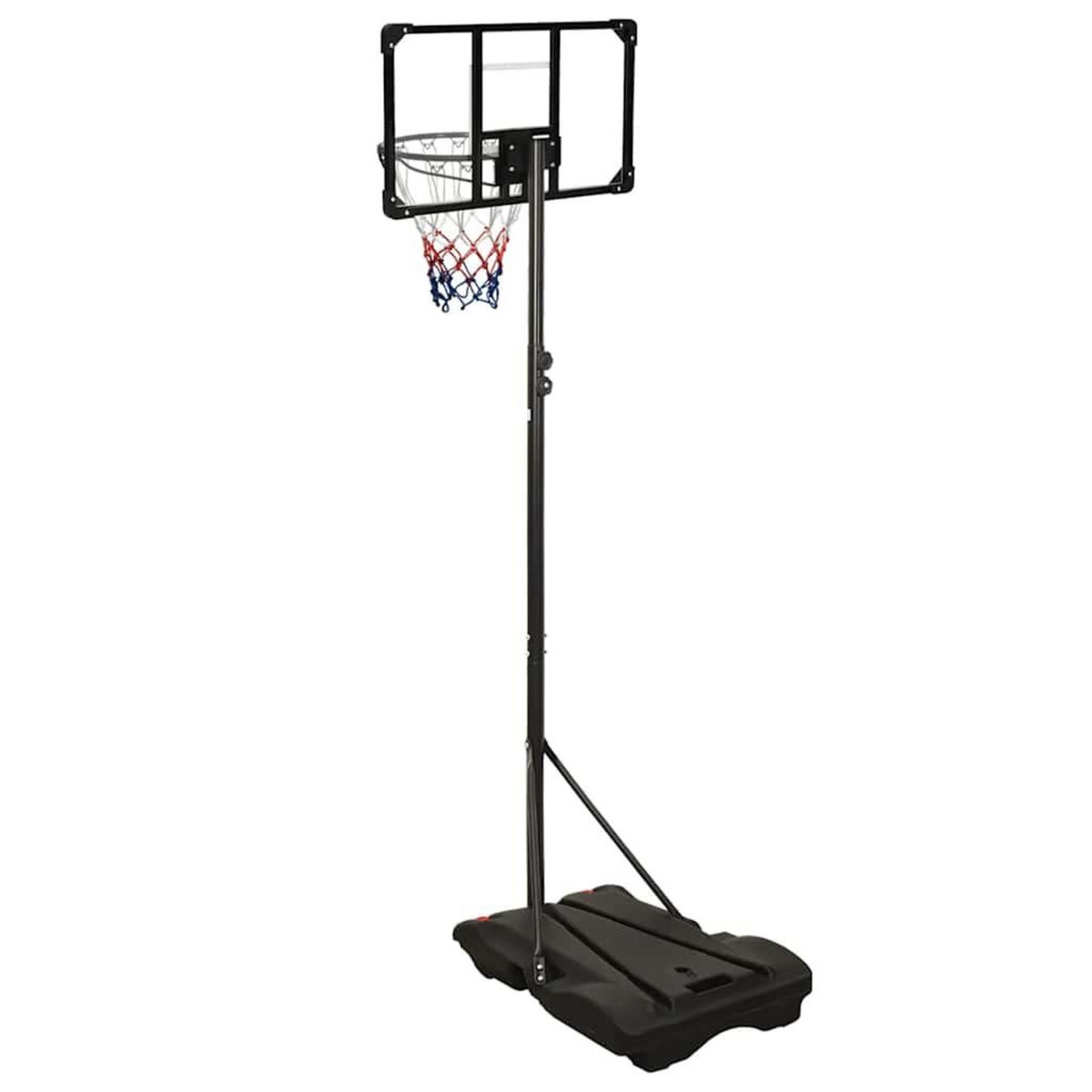 VIDAXL Support de basket-ball Transparent 216-250 cm Polycarbonate
