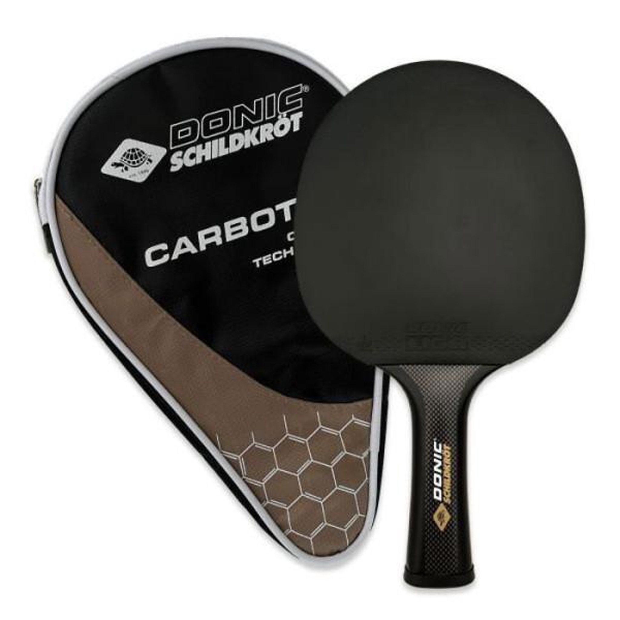 SCHILDKROT Raquette de tennis de table - schildkröt - 758221 - 100% carbone - revetement liga qrc - taille unique