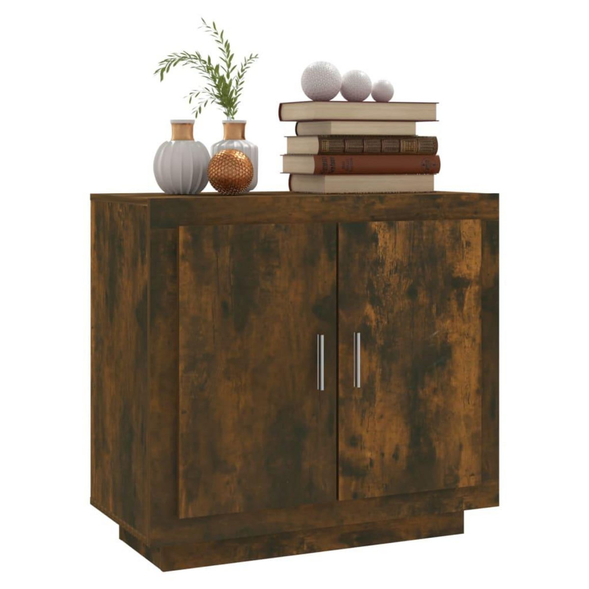 VIDAXL Buffet Chene fume 80x40x75 cm Bois d'ingenierie