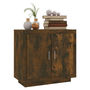 Voir la diapositive 4 : VIDAXL Buffet Chene fume 80x40x75 cm Bois d'ingenierie