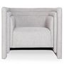 Voir la diapositive 3 : Paris Prix Fauteuil Design  Cubia  90cm Gris