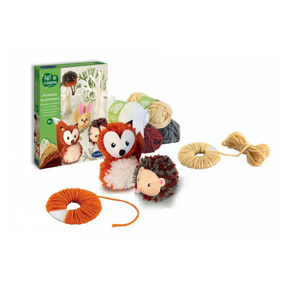 Sentosphere art et creation Animaux en pompons