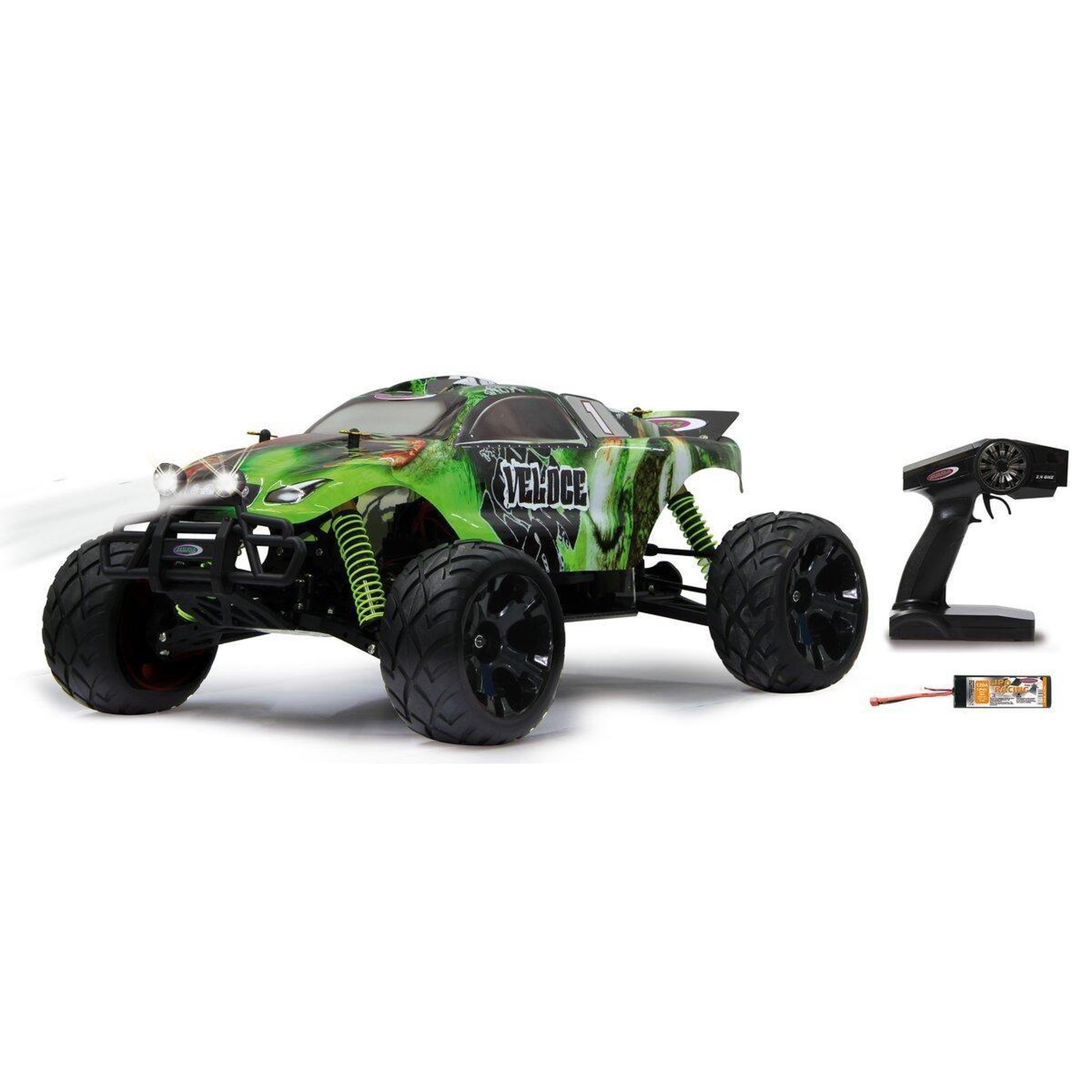 Jamara Veloce monstertruck 4wd 1:10 lipo 2,4ghz avec led