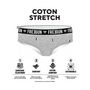 Voir la diapositive 2 : FREEGUN Lot de 5 culottes femme en coton Ethnik