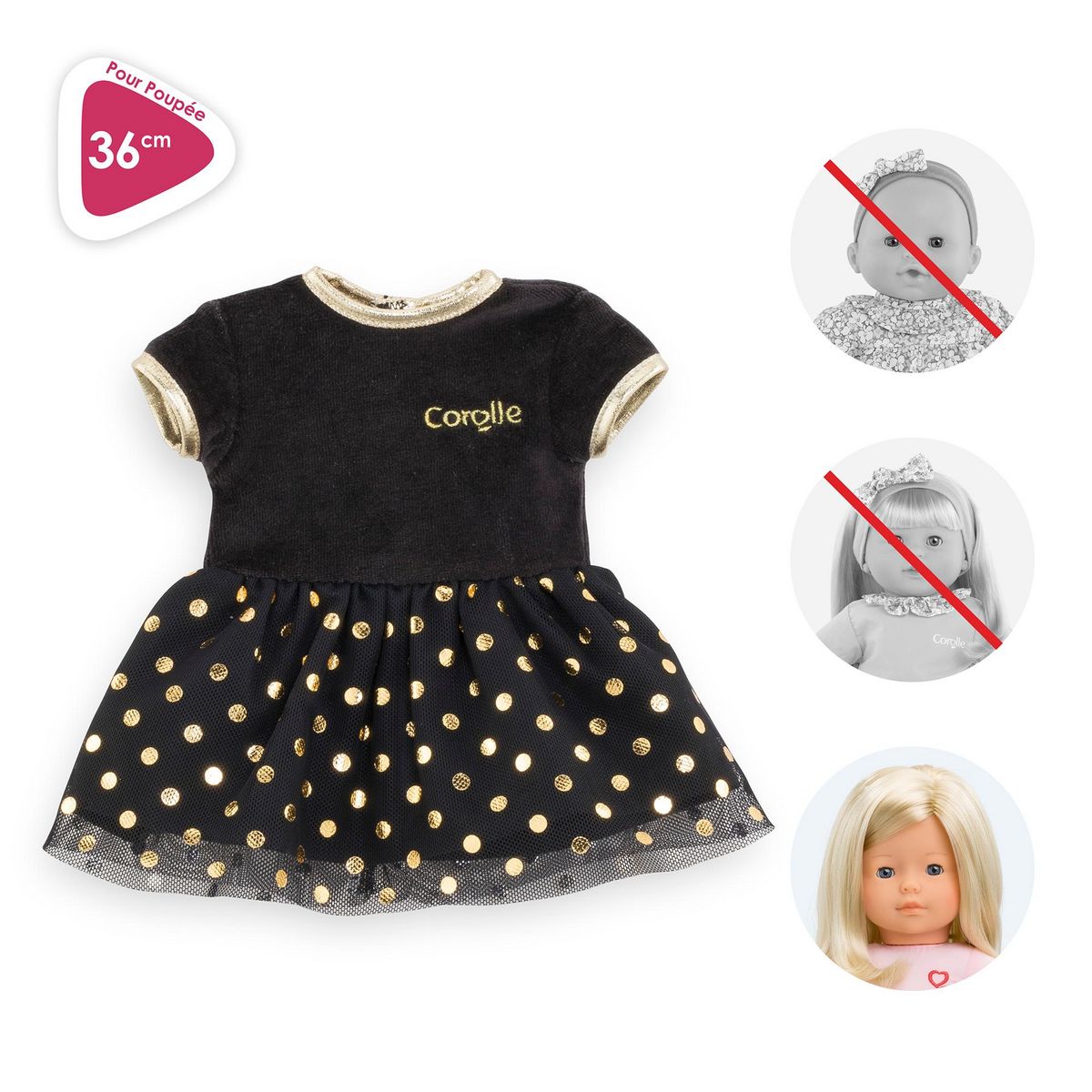 Corolle Robe Couture pour poupée ma Corolle