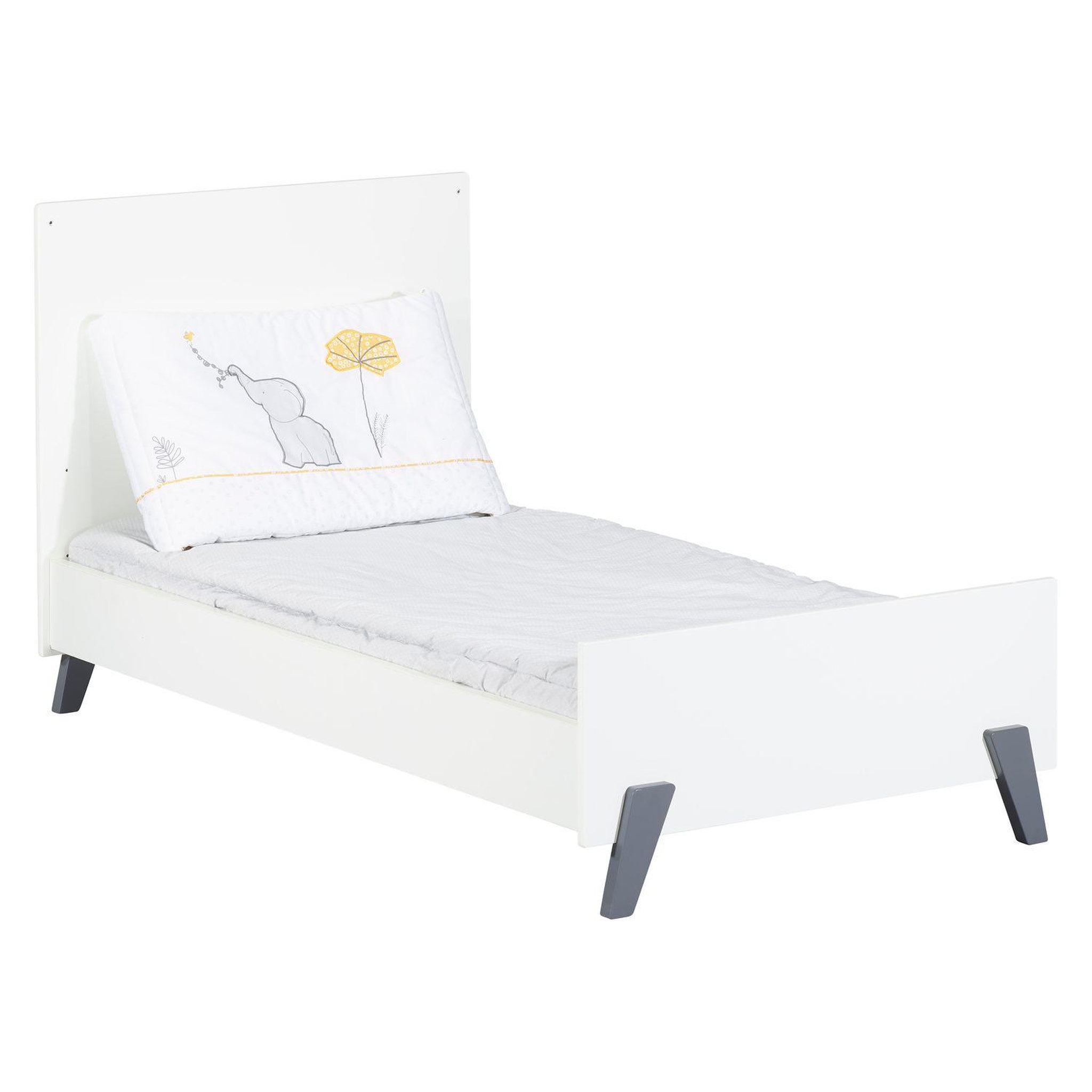 Voir la diapositive 7 : BABY PRICE  Lit bébé évolutif Little Big Bed 140x70cm JOY coloris gris  