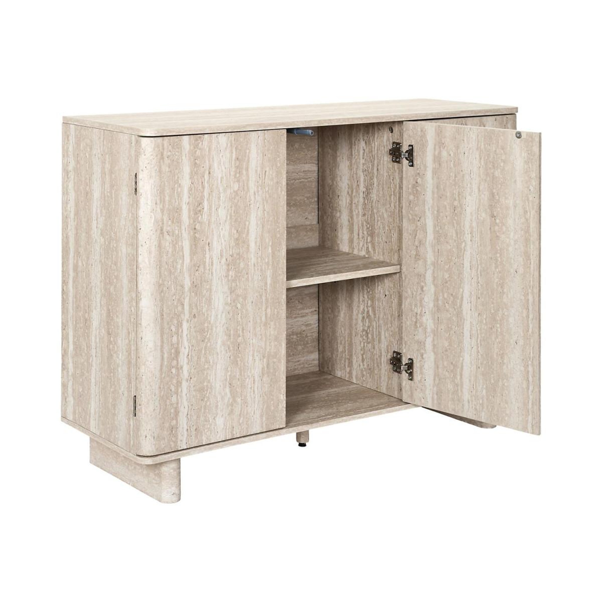 Voir la diapositive 4 : The Home Deco Factory Buffet 3 portes  pietra  110cm beige