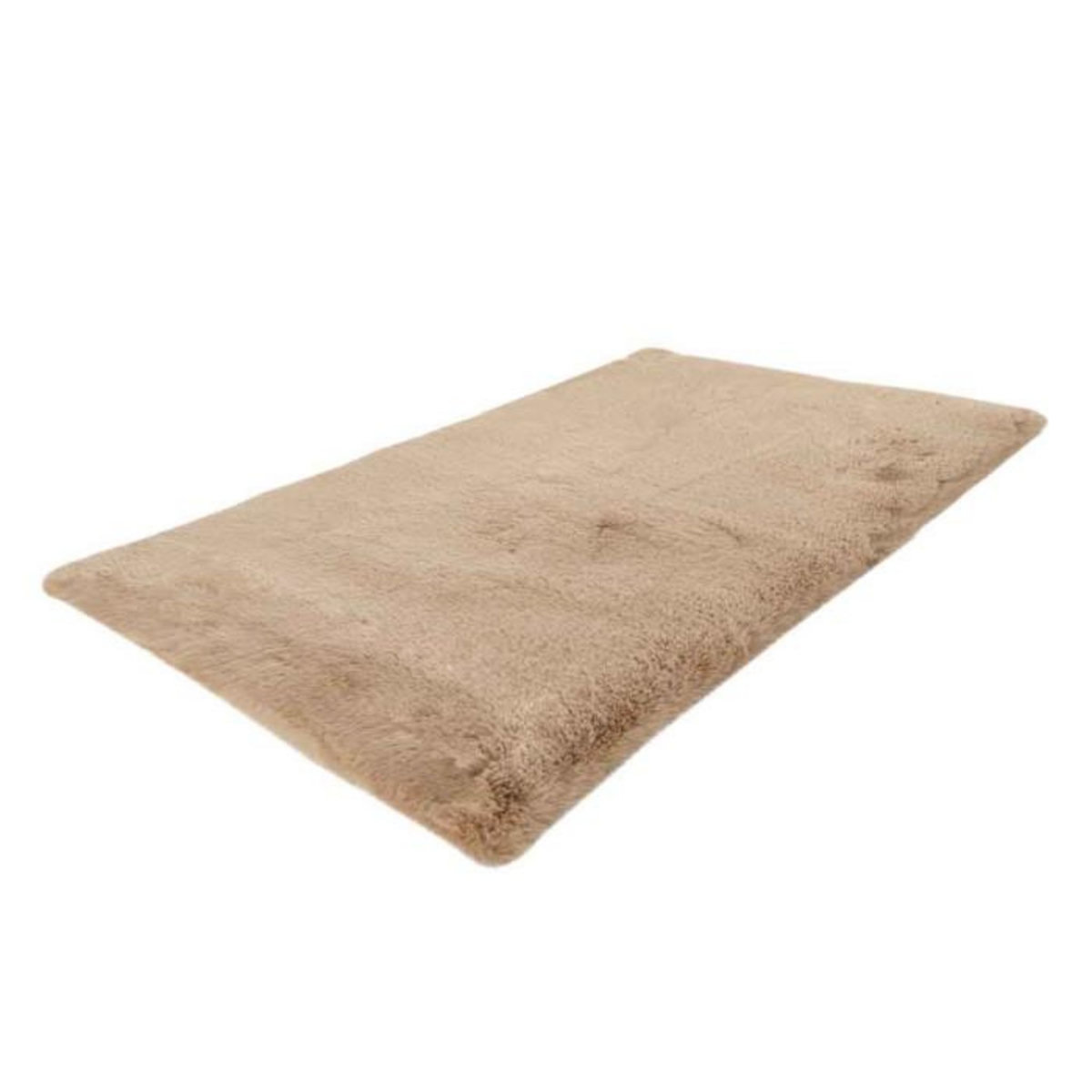 Paris Prix Tapis de Bain Doux Antidérapant  Rabbit  Beige