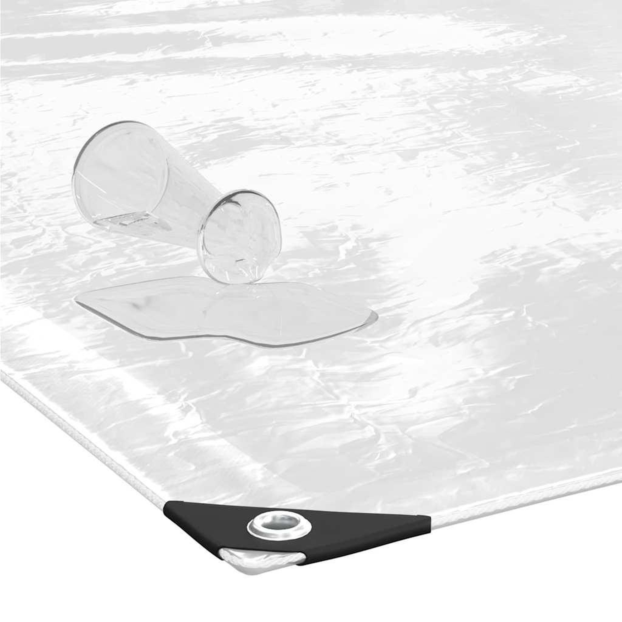 Voir la diapositive 4 : VIDAXL Couverture vegetale avec œillets 2x5 m PVC