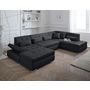 Voir la diapositive 2 : LISA DESIGN Vermont - canapé panoramique d'angle droit - 7 places - xxl