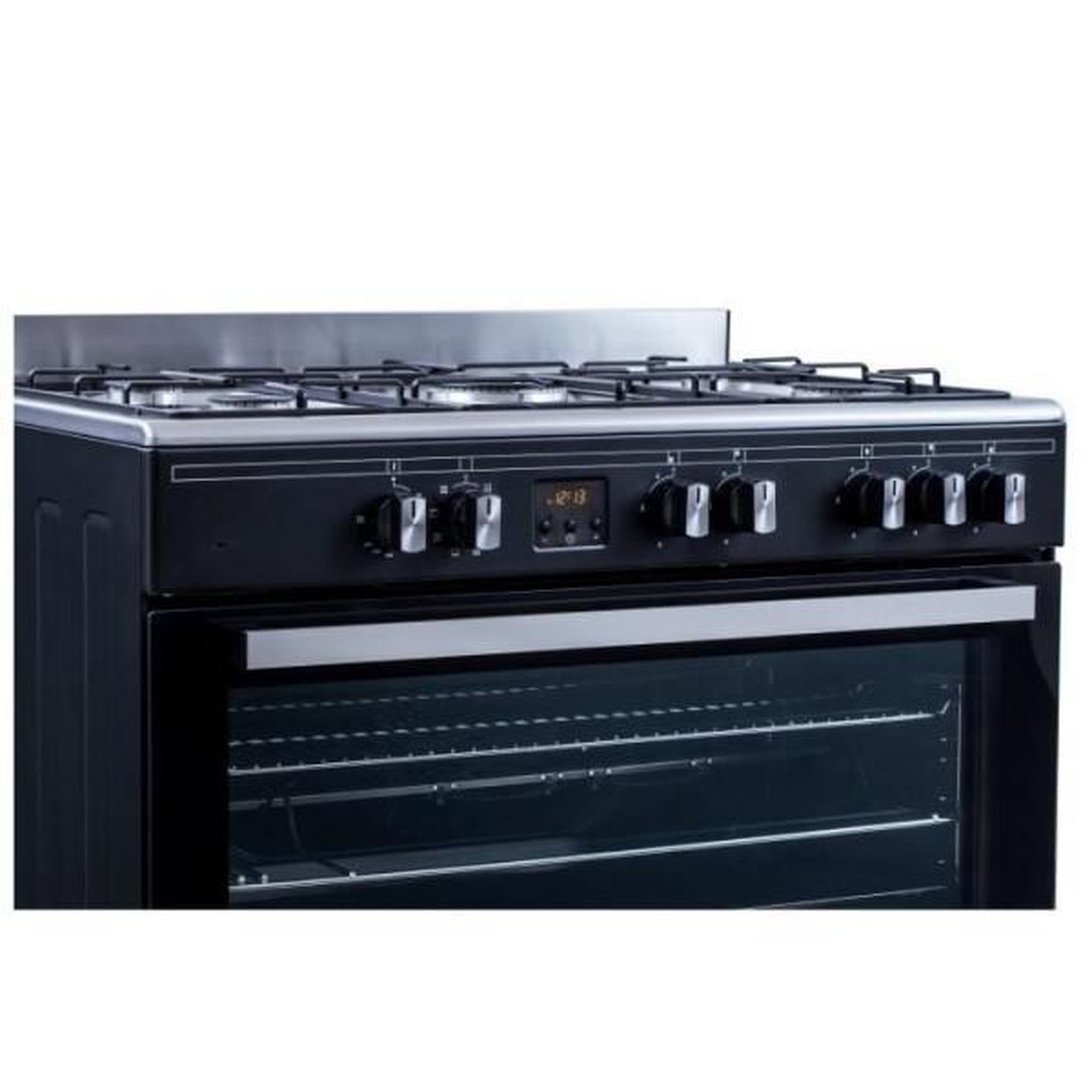 Voir la diapositive 3 : CONTINENTAL EDISON Cuisiniere  piano four multifonctions catalyse - CONTINENTAL EDISON - CECP9060BDD- 95 L - Affichage digital - L90 x H 85 cm - Noi