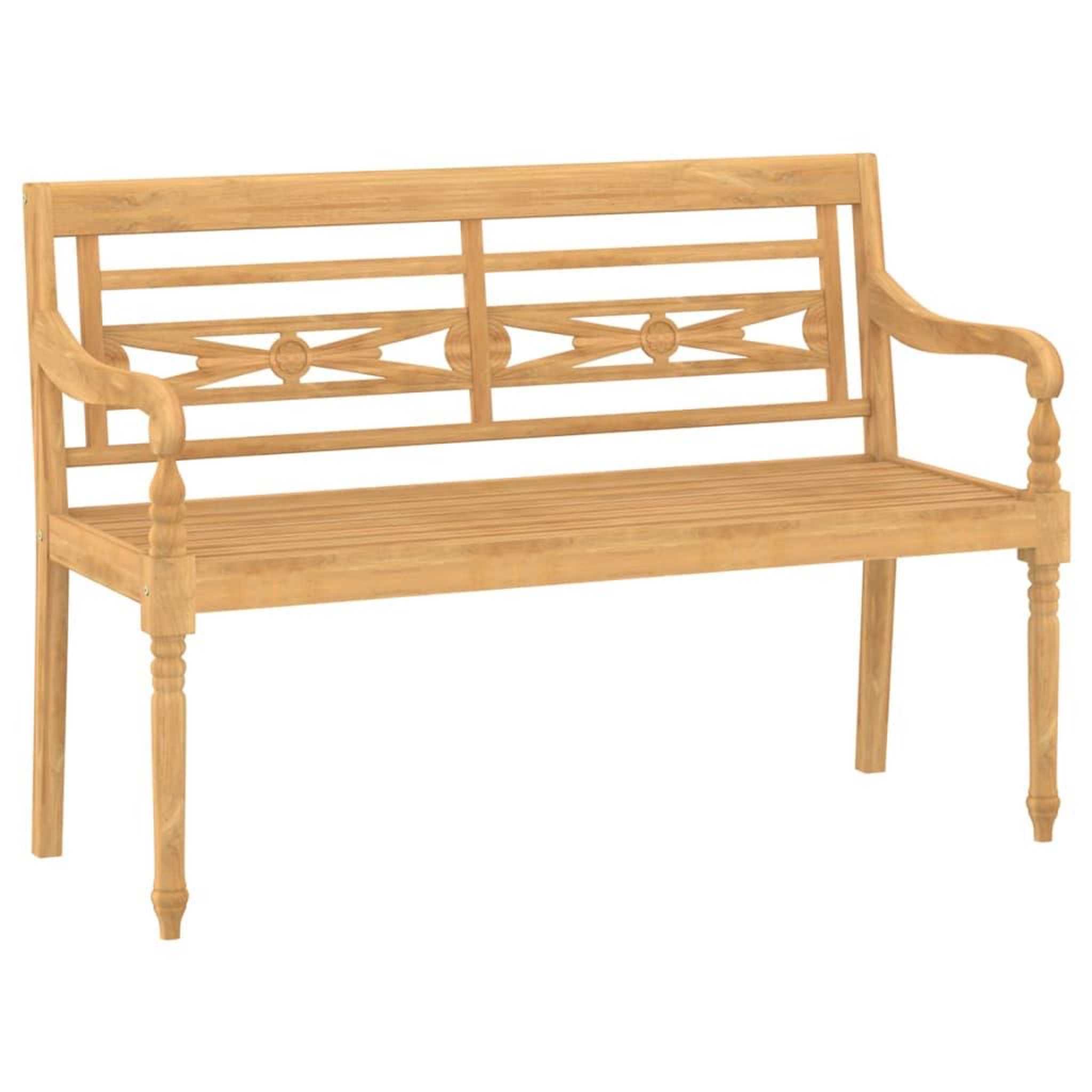 Voir la diapositive 3 : VIDAXL Salon de jardin 4 pcs avec coussins Bois de teck solide