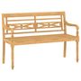 Voir la diapositive 3 : VIDAXL Salon de jardin 4 pcs avec coussins Bois de teck solide