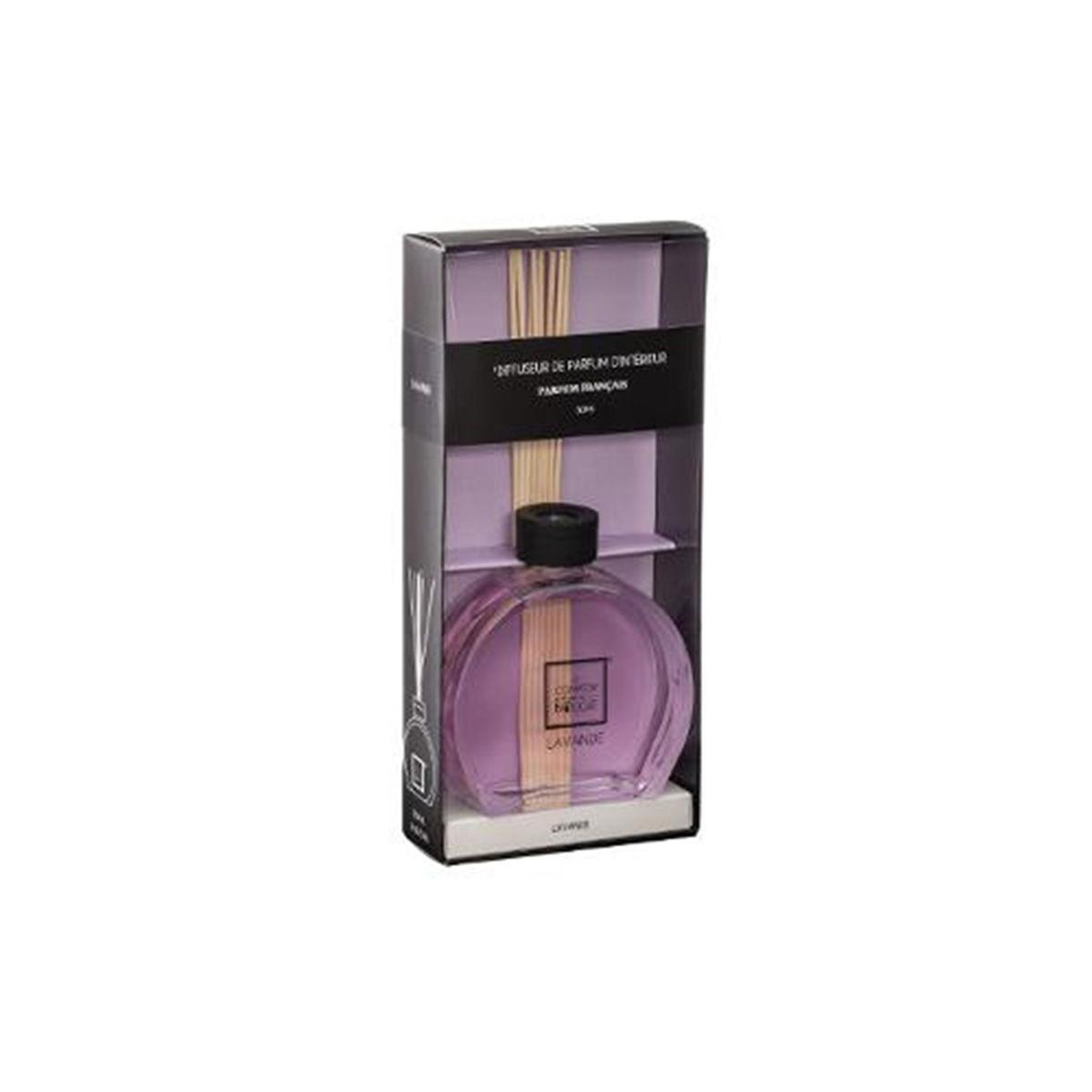 Voir la diapositive 2 : COMPTOIR DE LA BOUGIE Diffuseur de parfum & 6 bâtonnets  haly  50ml lavande