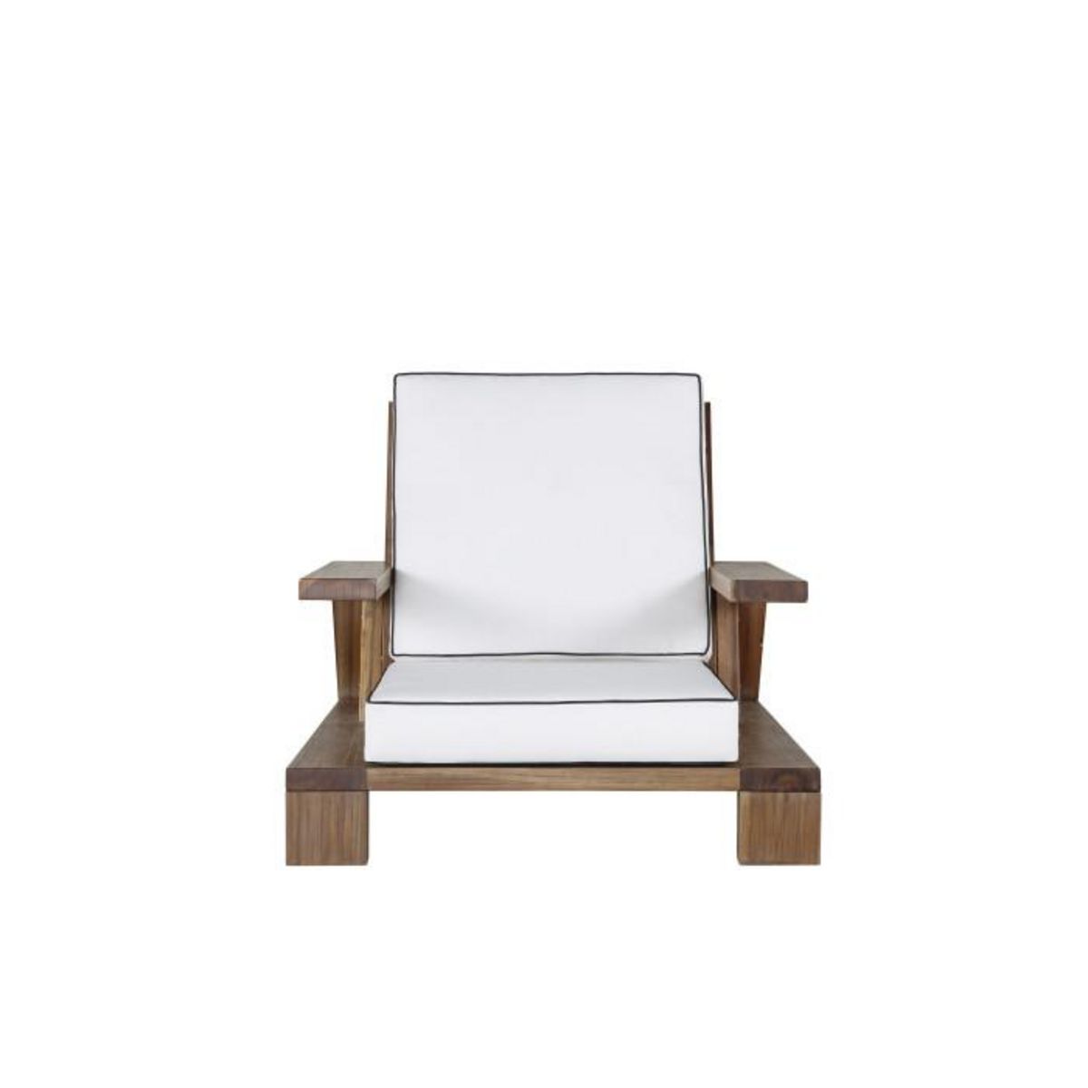 Paris Prix Fauteuil de Jardin en Bois  Daria  100cm Marron