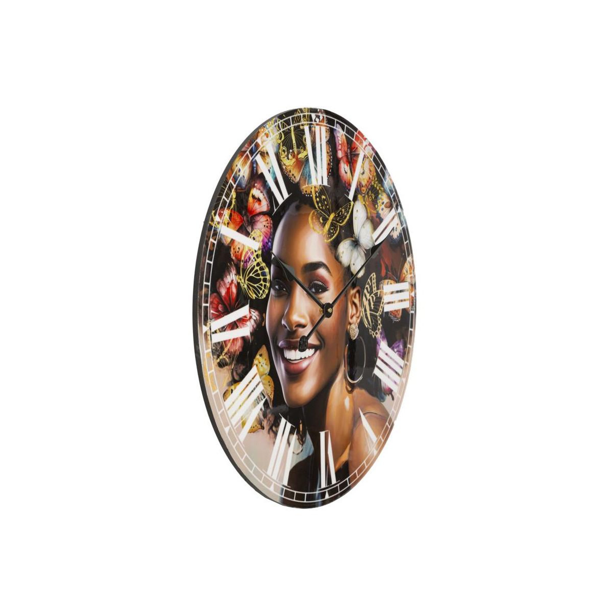 Voir la diapositive 2 : Paris Prix Horloge murale déco  kourt  60cm multicolore