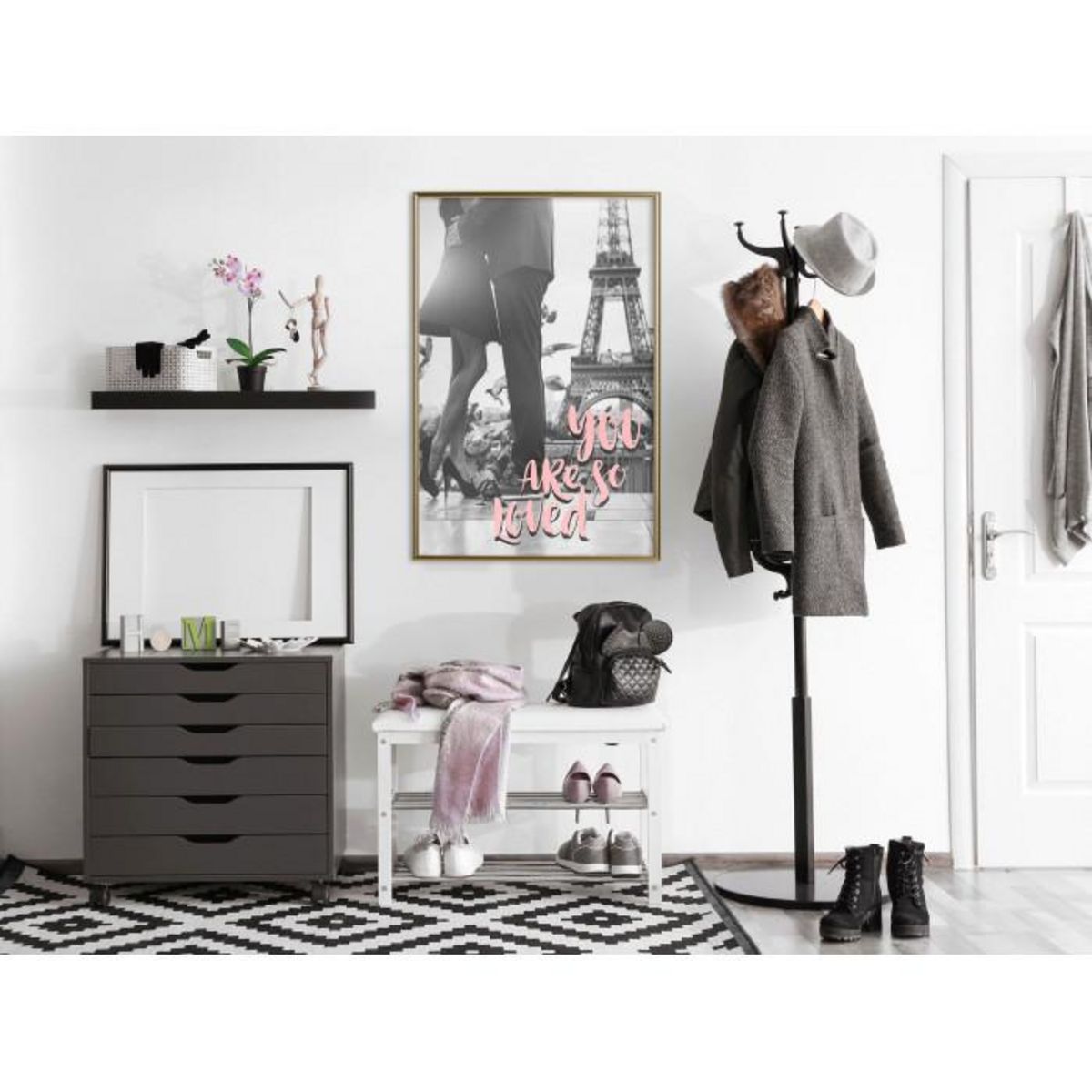 Paris Prix Affiche Murale Encadrée  Love in Paris